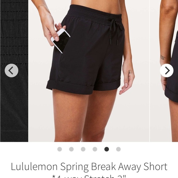 lululemon Spring Breakaway 4 way stretch 3” Shorts - Picture 4 of 4